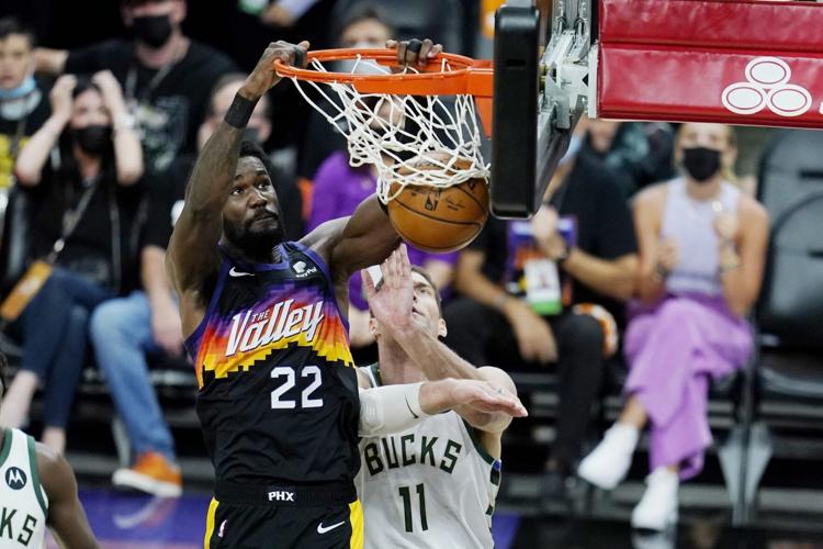 APTOPIX NBA Finals Bucks Suns Basketball