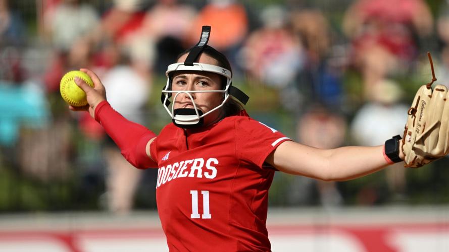 Indiana pitcher Jenae Berry