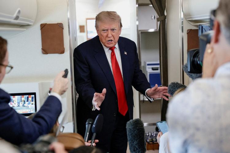U.S. President Donald Trump visits Michigan