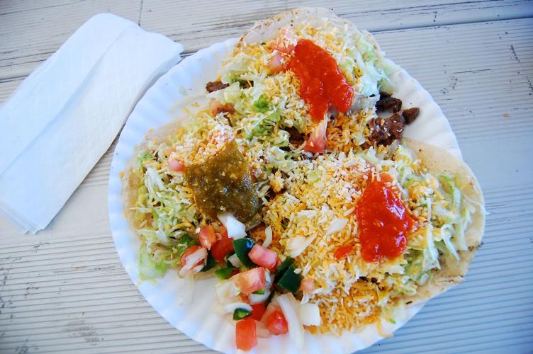 Steak tacos at the Tucson Rodeo