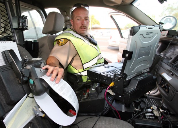 Deputies get license scanners, video to speed up traffic cases   