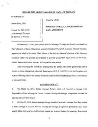 Massage Board findings