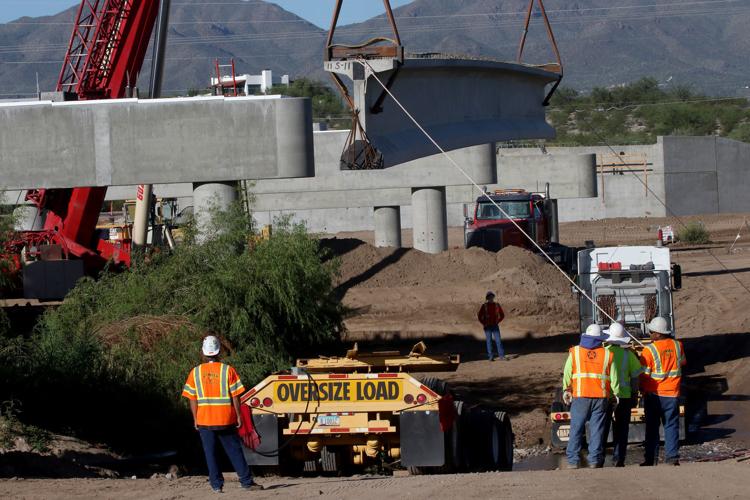 Sunset bridge construction