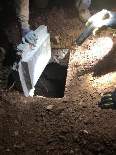 US and Mexican federal agents discover tunnel entrance underneath Nogales.