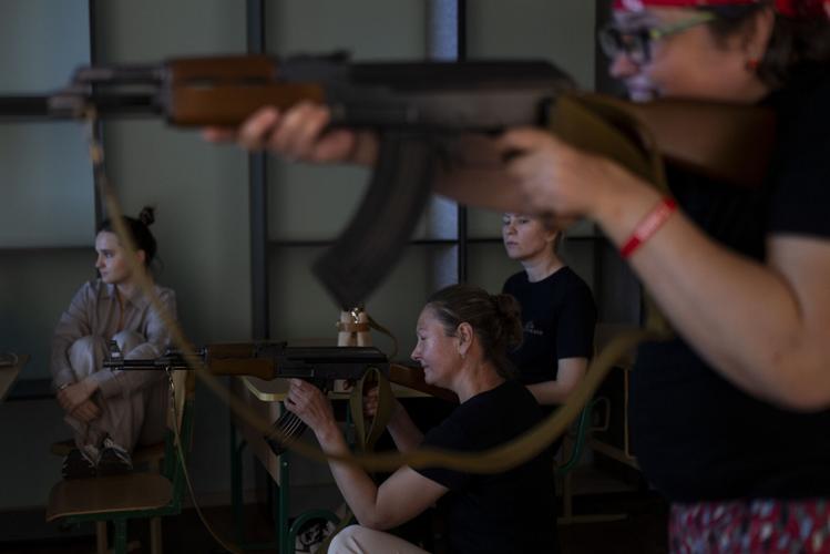 Russia Ukraine War Civilian Training