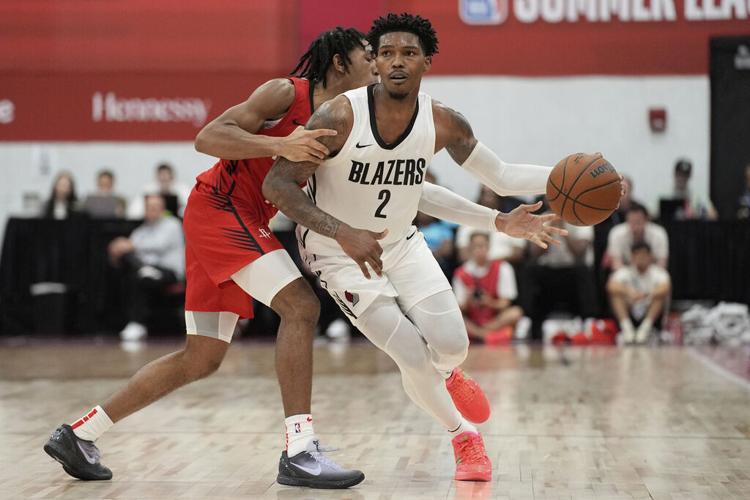 Caleb Love Trailblazers Rockets Basketball