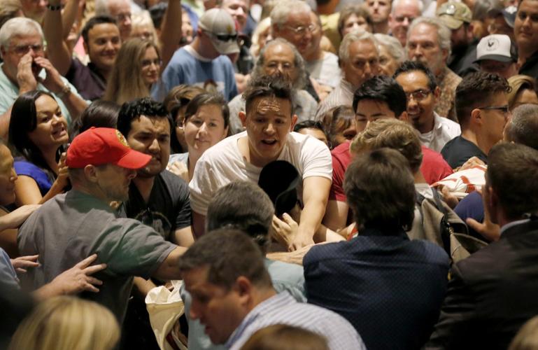 Trump rally confrontation