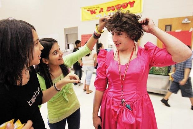 He lost a bet on fundraiser  