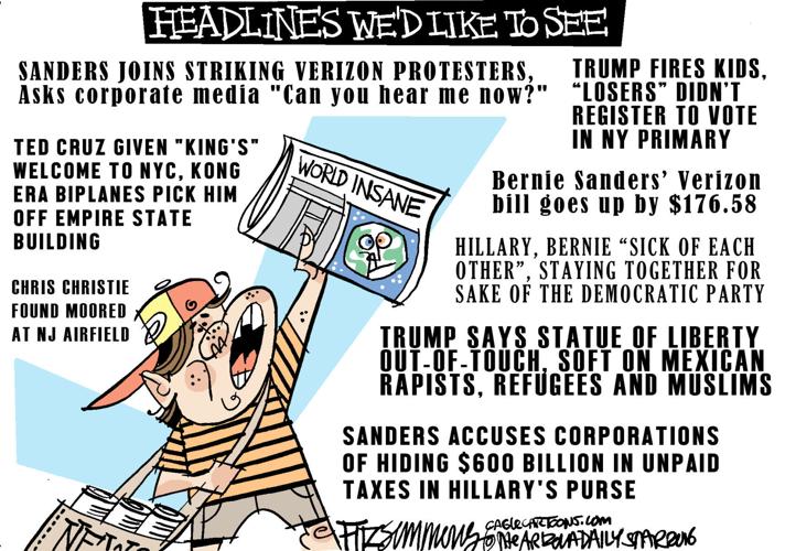 Daily Fitz Cartoon: Headlines