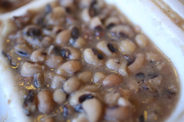 Black eyed peas at YaMama's Soul Food