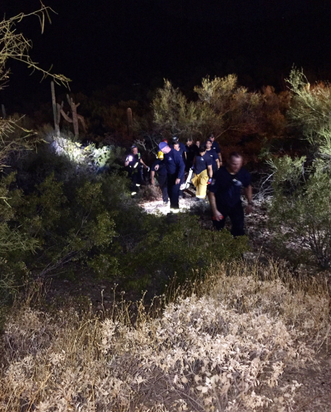 Stranded "A" Mountain hikers