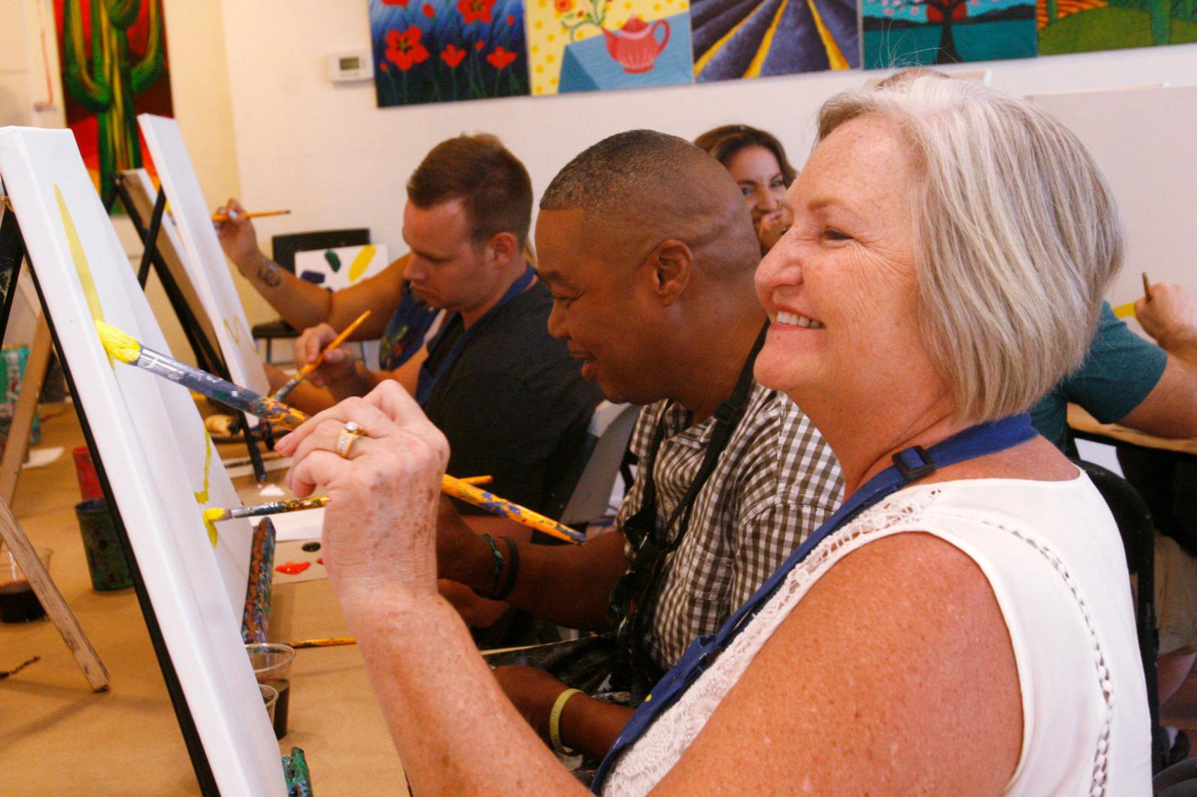 Unleash your inner artist with your friends while you