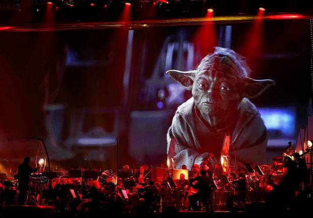 The Force was with the symphony as it dueled with 'Star Wars' score   