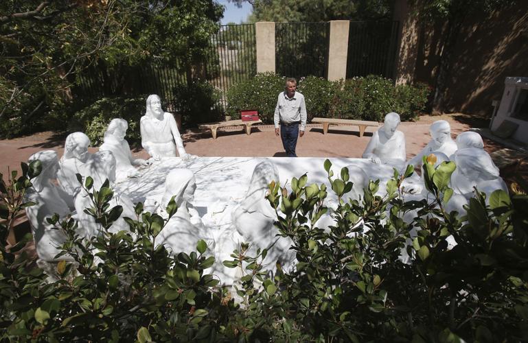 Garden of Gethsemane statue repaired