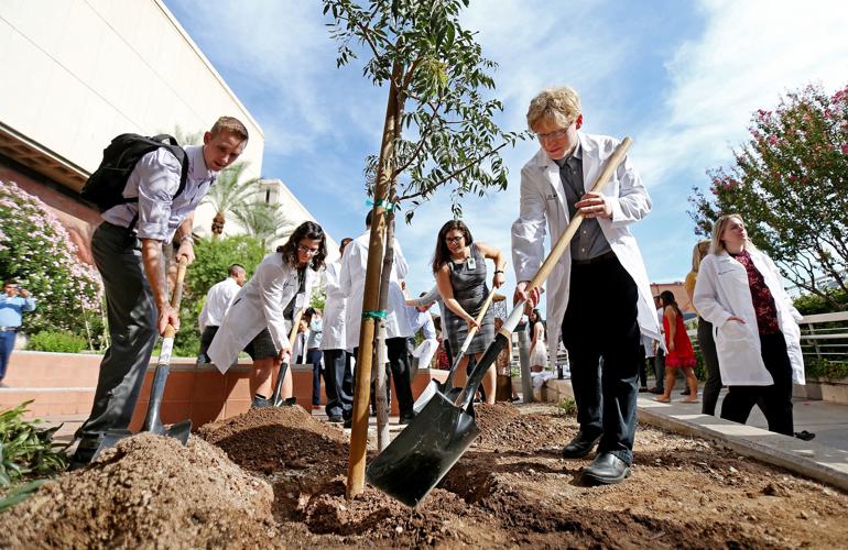 Tree Blessing Ceremony at UA School of Medicine