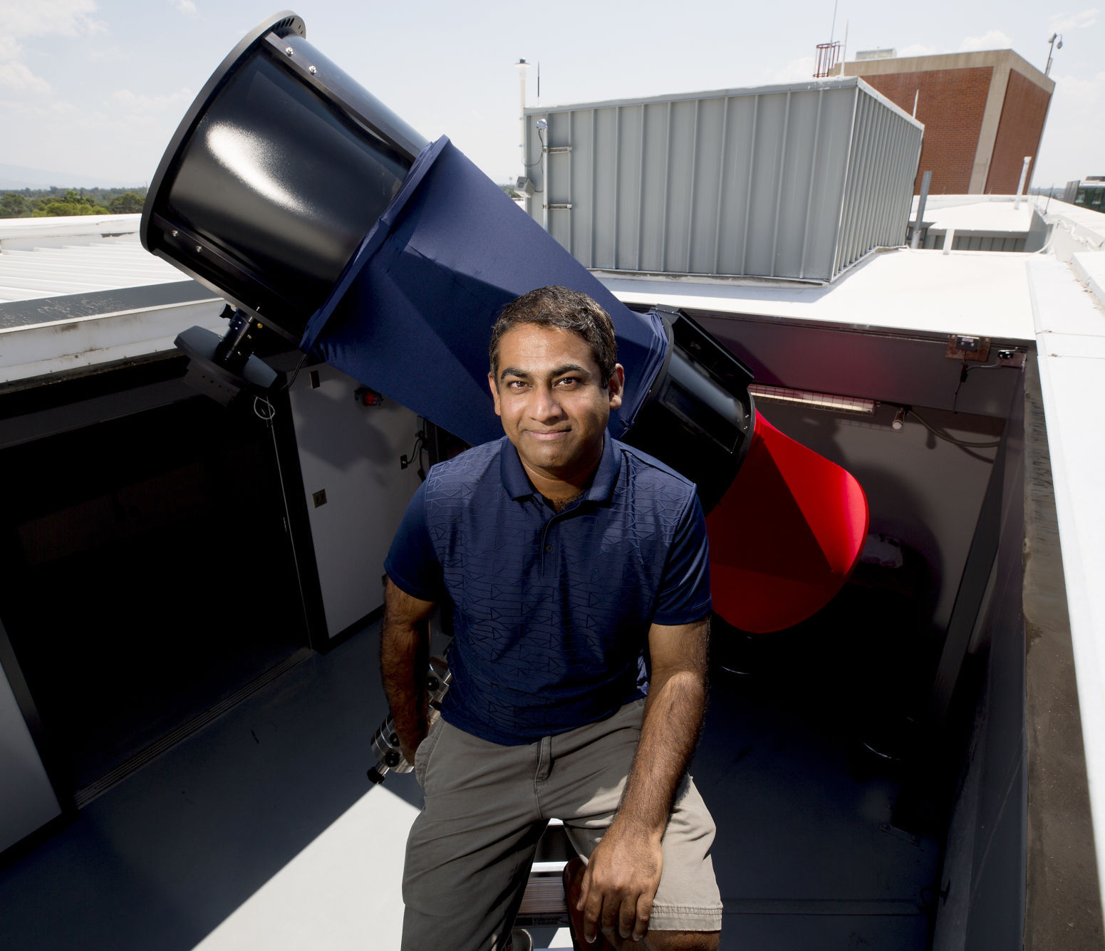 Vishnu Reddy went from New Delhi journalist to UA asteroid hunter