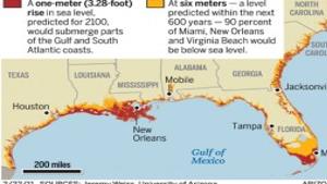UA climate research: Big stretch of US coast at risk of rising seas
