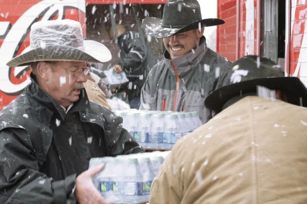 Snowfall around Tucson
