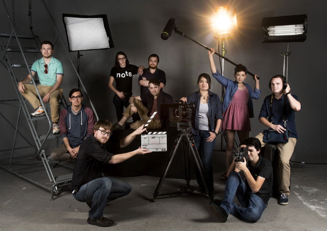 I Dream in Widescreen UA film students ready for their close ups