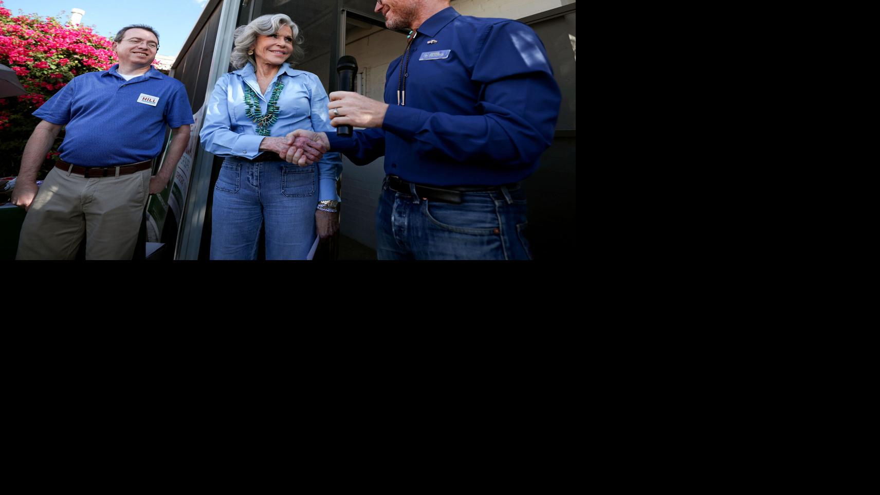 Jane Fonda campaigns in Tucson for downballot candidates