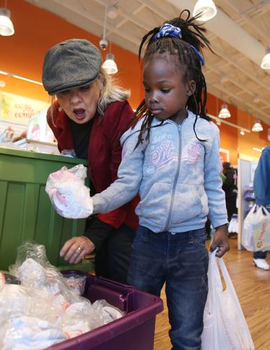 Holiday shoe shopping party