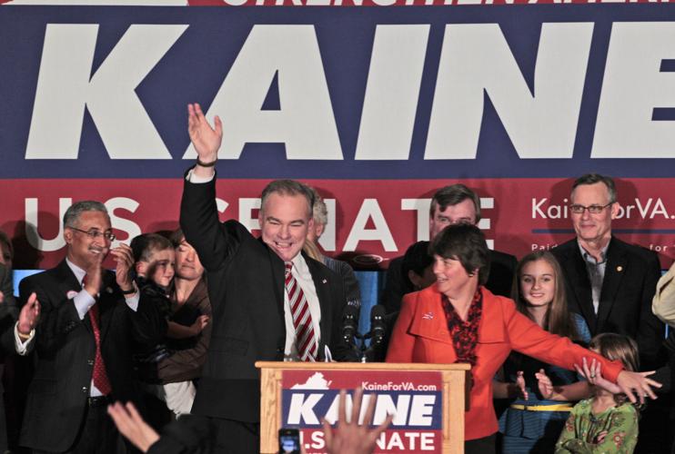 Tim Kaine with wife Anne Holton, 2012