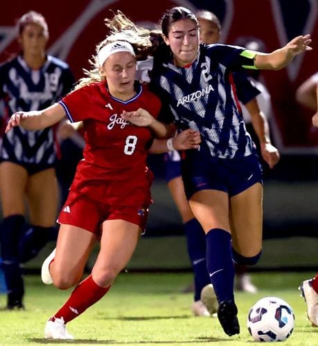 University of Arizona vs Kansas, Big 12 soccer | Oct. 17, 2024