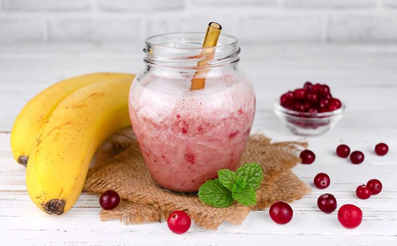 Cranberry smoothie