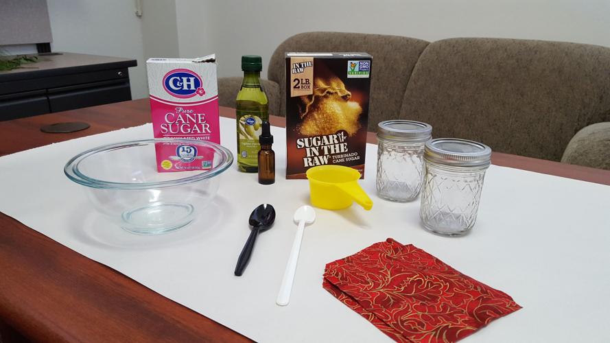 DIY sugar scrub 1
