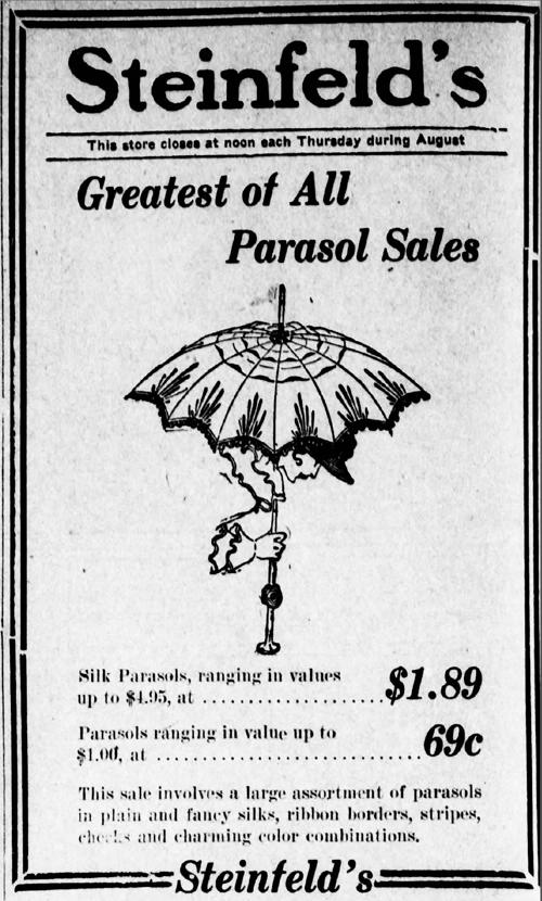 Advertisement August 3, 1916
