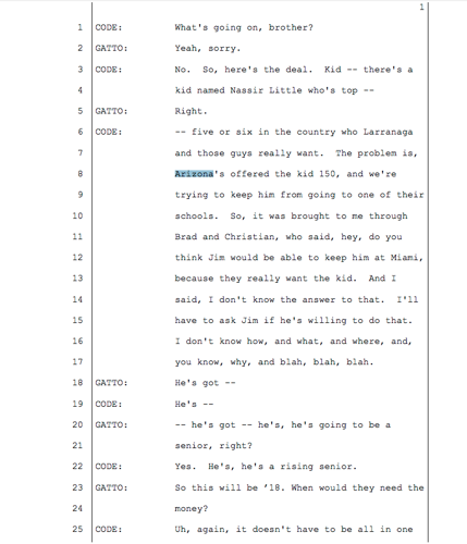 FBI college basketball wiretaps