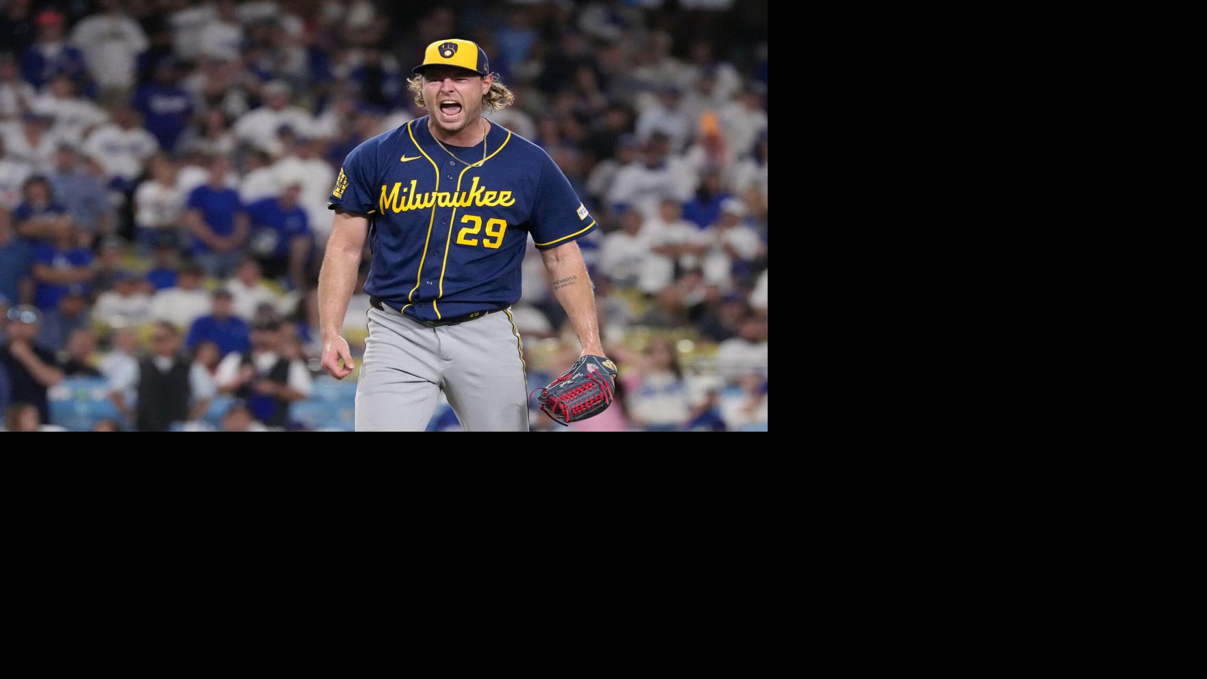 BASEBALL-MLB-LAD-MIL/