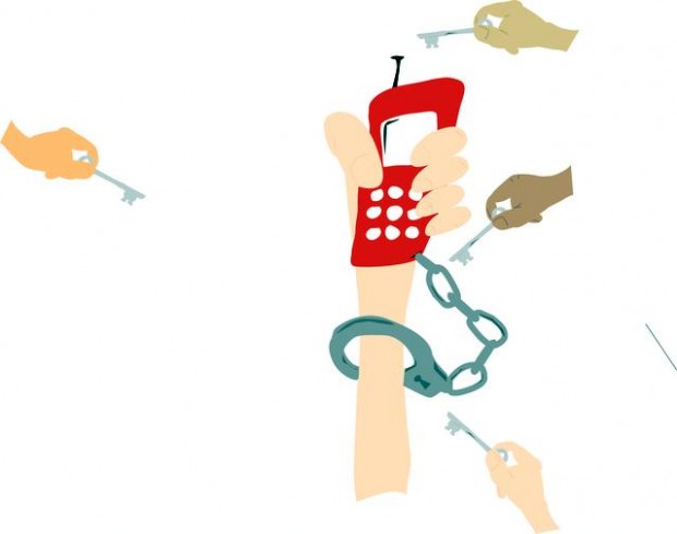 Unlocking cell-phone pacts  