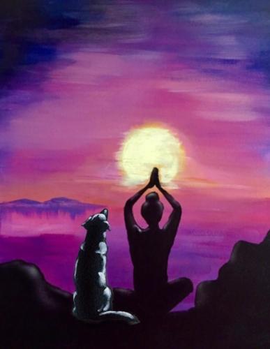 Yoga Mat Paint Party