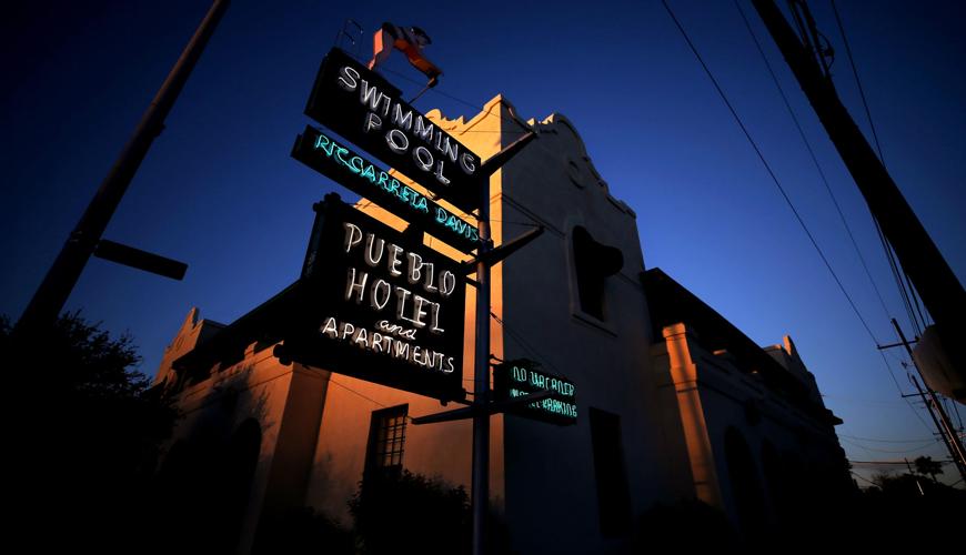 Pueblo Hotel and Apartments, 145 S. Sixth Ave.