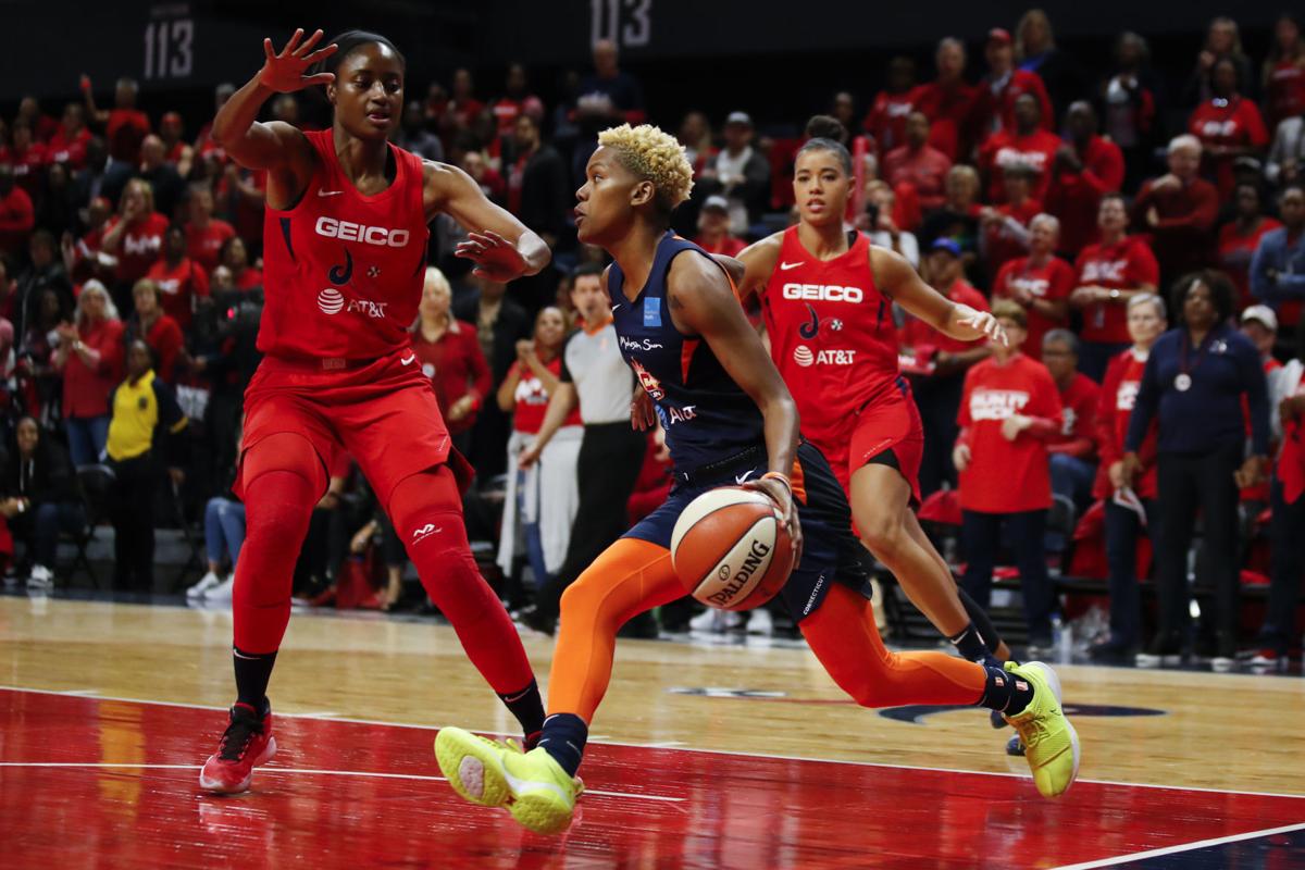 Photos Delle Donne Leads Mystics To First Wnba Title Basketball