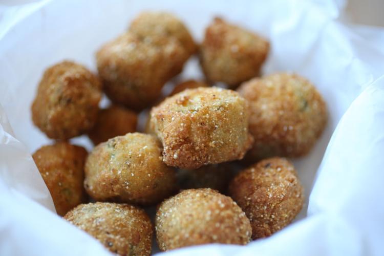 Fried okra at YaMama's Soul Food