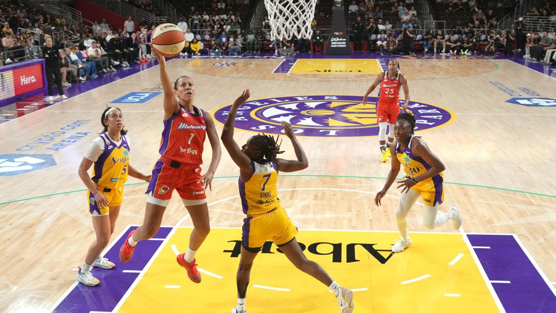 Noémie Brochant's Landmark Performance Powers Mercury Past Sparks, Snapping Skid