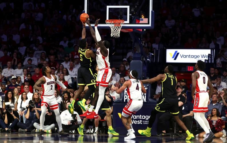 Arizona beats Oregon 103-83, Pac-12 men's basketball (copy)