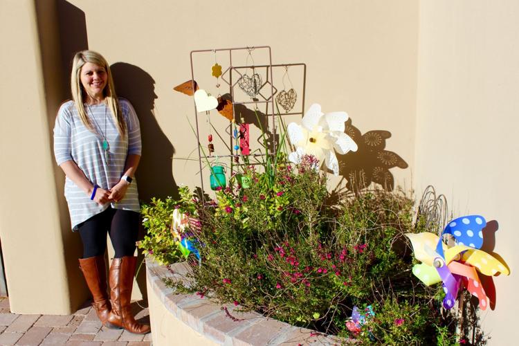 Jessica and the garden