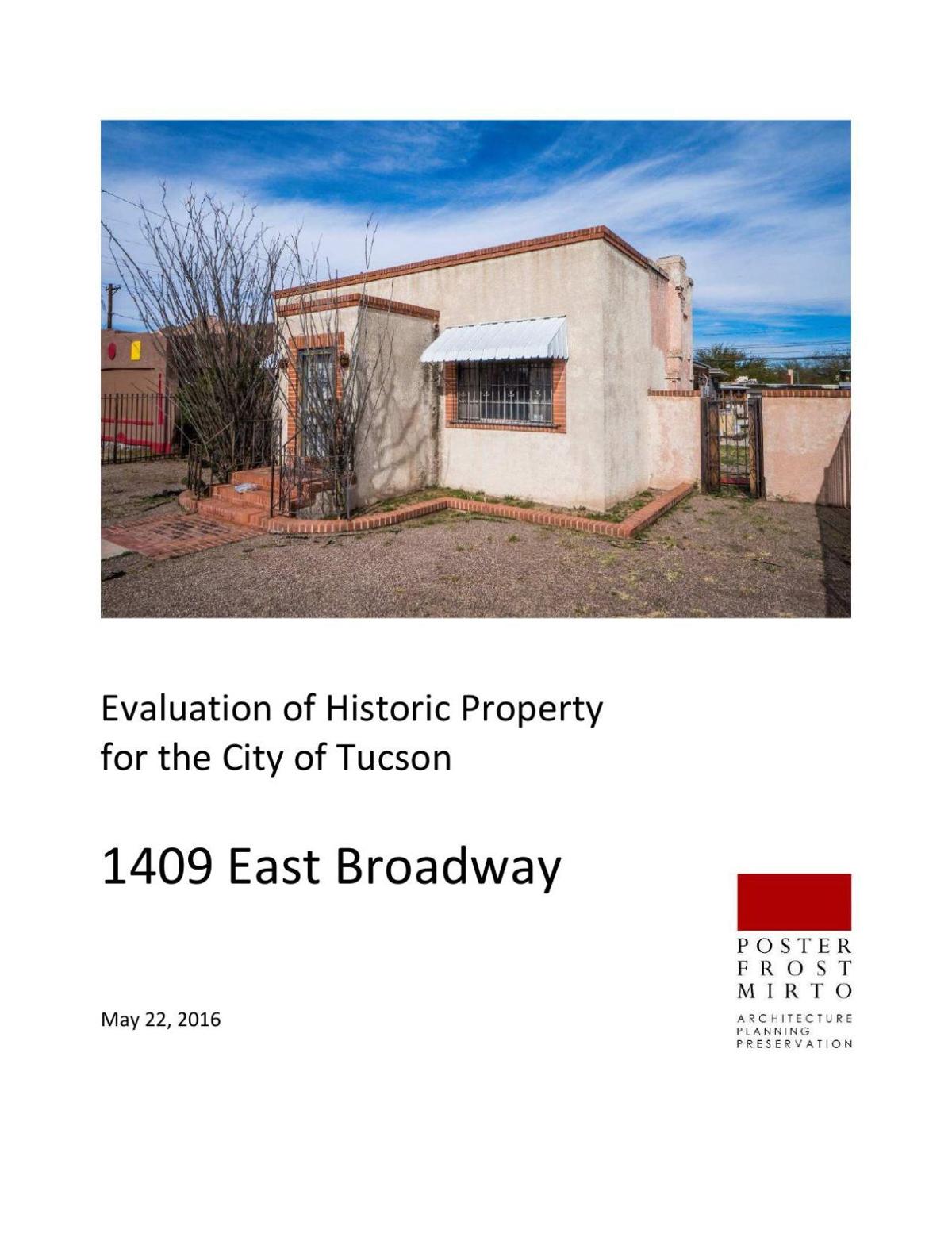 Full report, 1409 E. Broadway