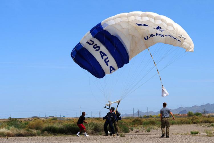 D-M Airmen freefall into the blue
