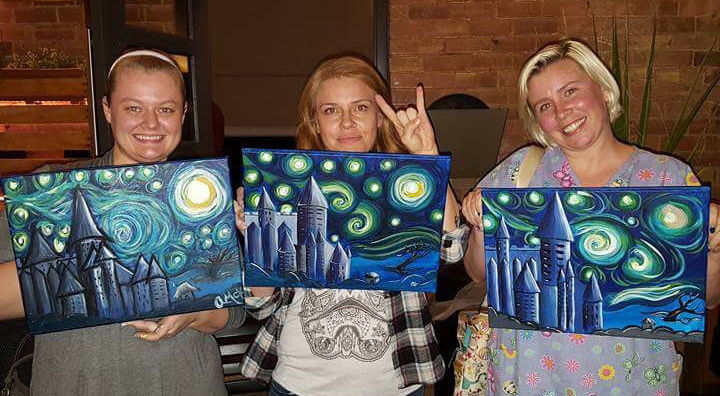Harry Potter Hogwarts Painting