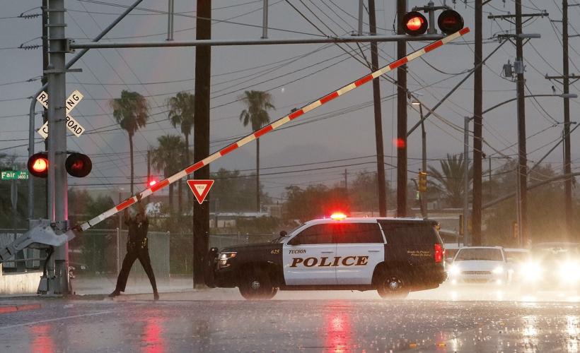 Monsoon storm in Tucson