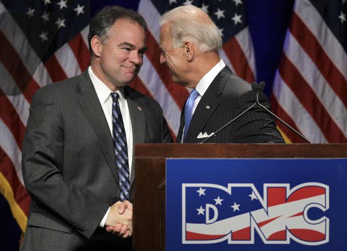 Tim Kaine with Joe Biden, 2010