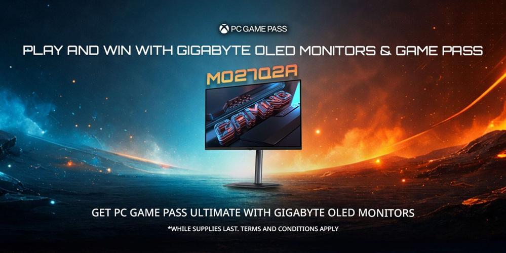 GIGABYTE Announces OLED Monitor Bundle with Xbox Game Pass Ultimate, Elevating Gaming Across Every Genre
