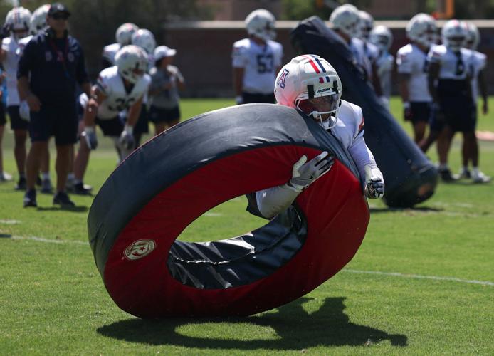 Arizona fall football practice 2