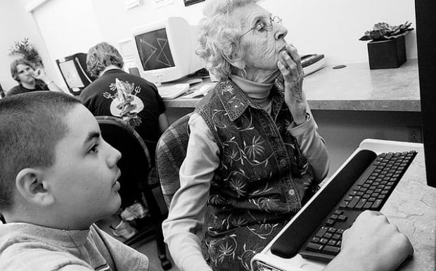 Clicks bridge generation gap  