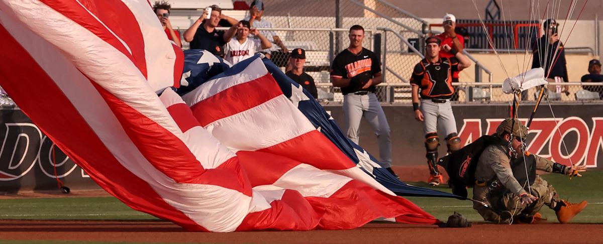Paratroopers recovering from injuries at UA baseball game