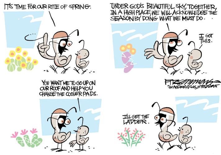 Daily Fitz Cartoon: Summer prep